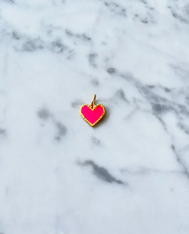 Electric Heart Charm