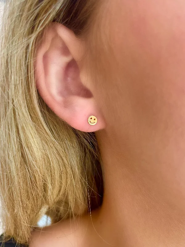 Dainty Smiley Studs