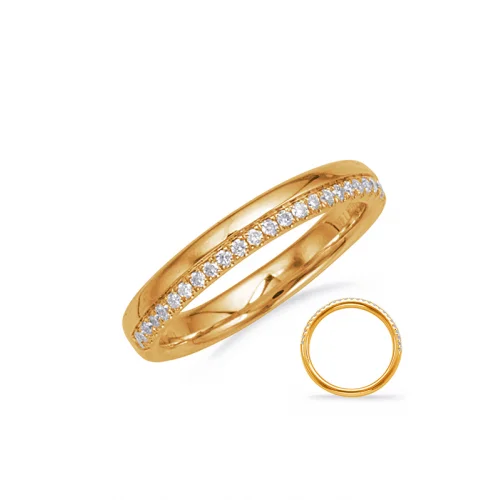 S Kashi & Sons Prong Set Wedding Band EN8136-BYG