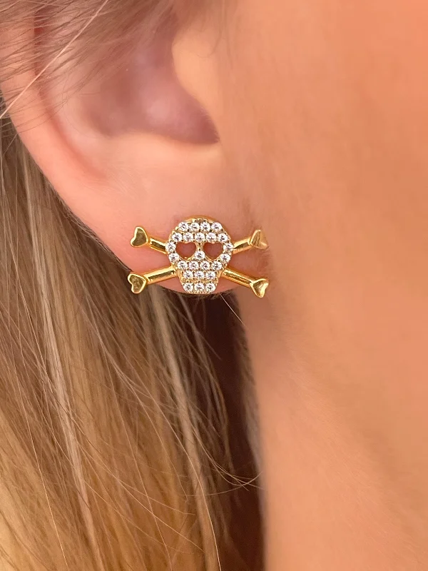 Skull & Bones Studs