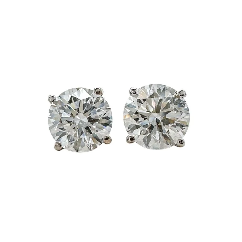 14K W Gold 1.50ctw E/VS1 Lab-Created Diamond Stud Earrings with Screw Backs