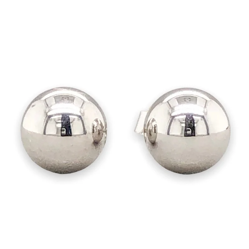 14K W Gold 5mm Ball Stud Earrings