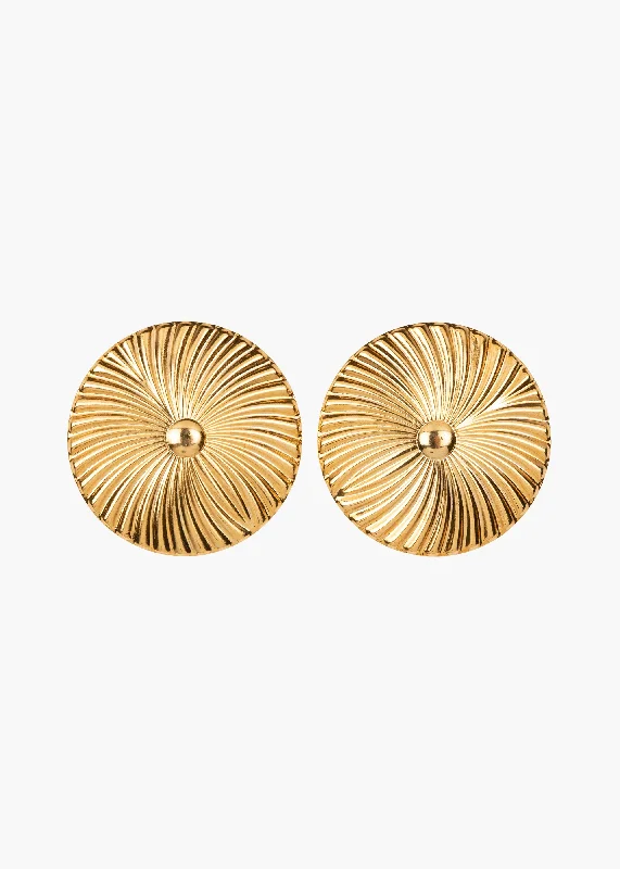 Brissa Stud Earrings -- Gold