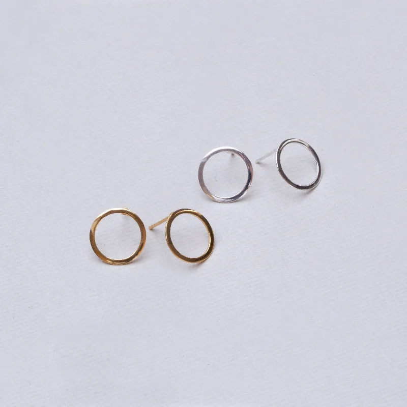 Circle Stud Earrings