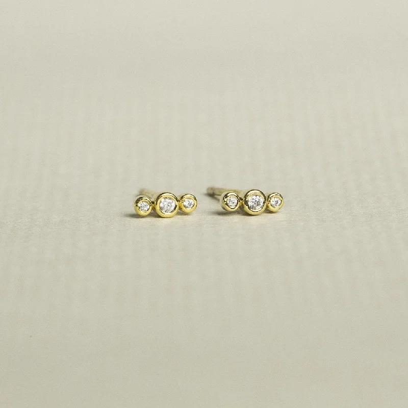 Crystal Satellite Stud Earrings