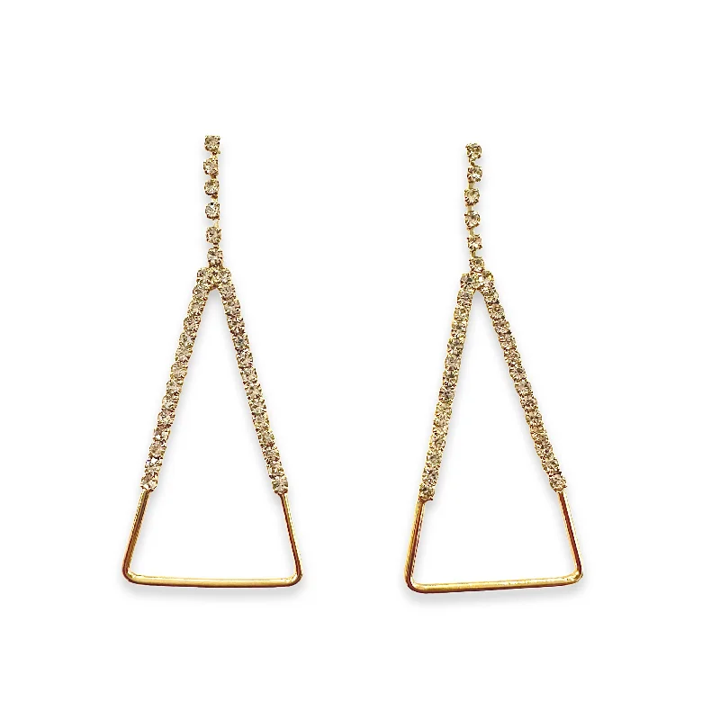 Krista Triangle Stud Earrings