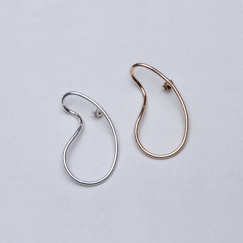 Teardrop Stud Earrings