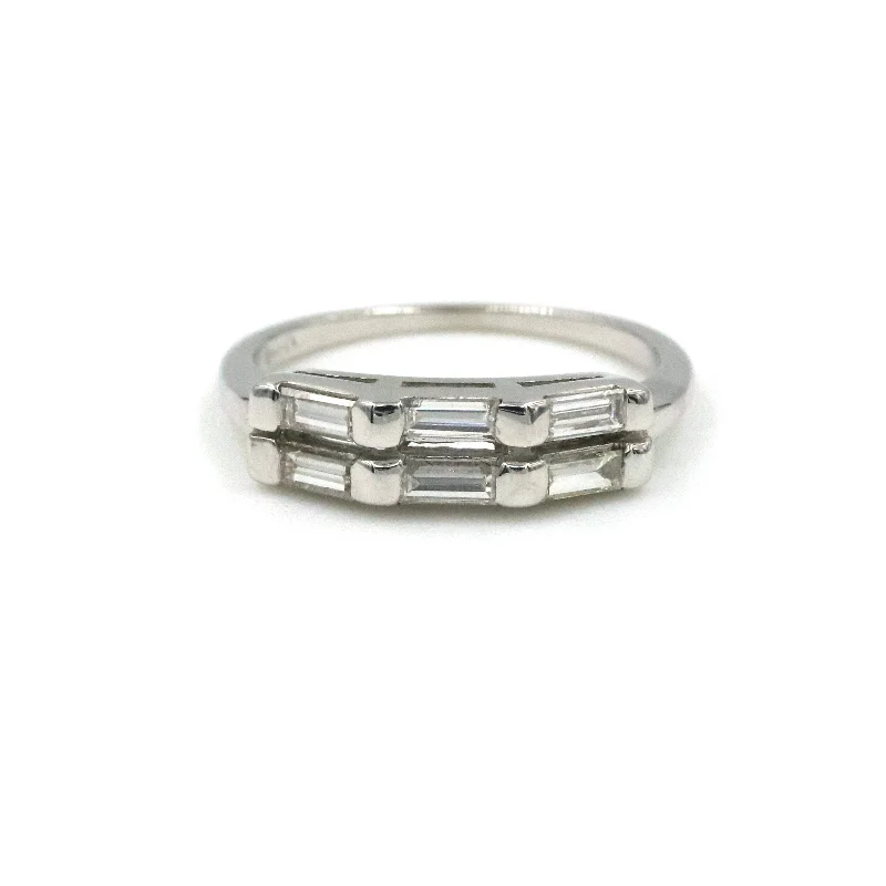 14K BAGUETTE DIAMOND BAND