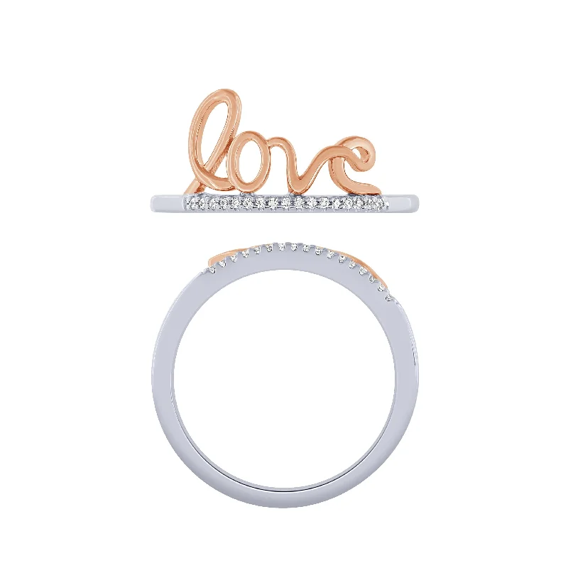 14K 1/20Ct Love Fashion Ring