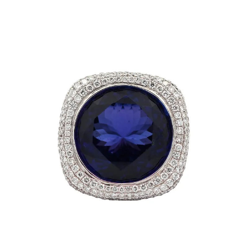 37.60ct TANZANITE RING