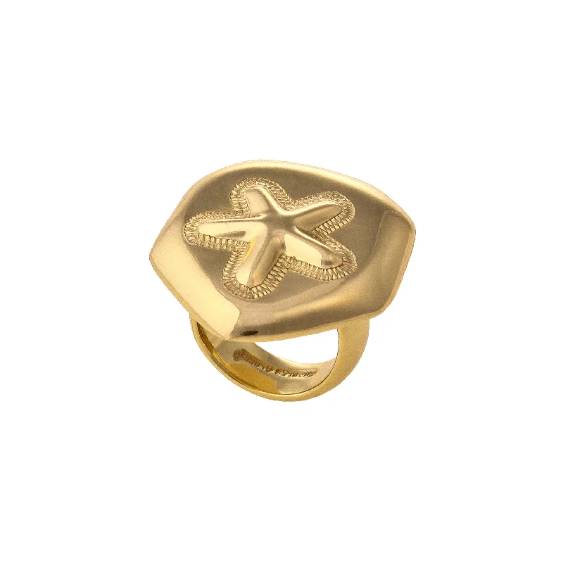 Alchemia Sand Dollar Adjustable Ring