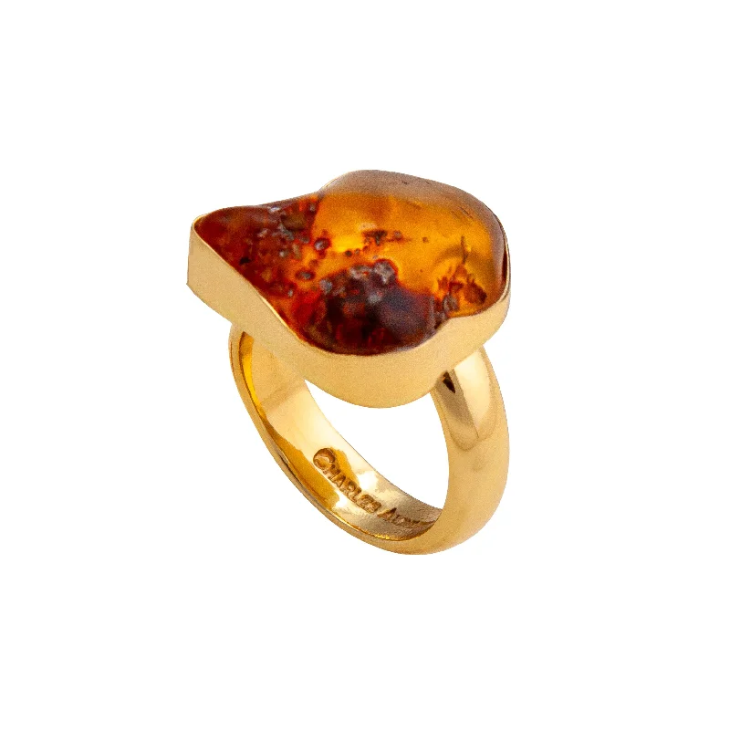 Alchemia Amber Adjustable Ring