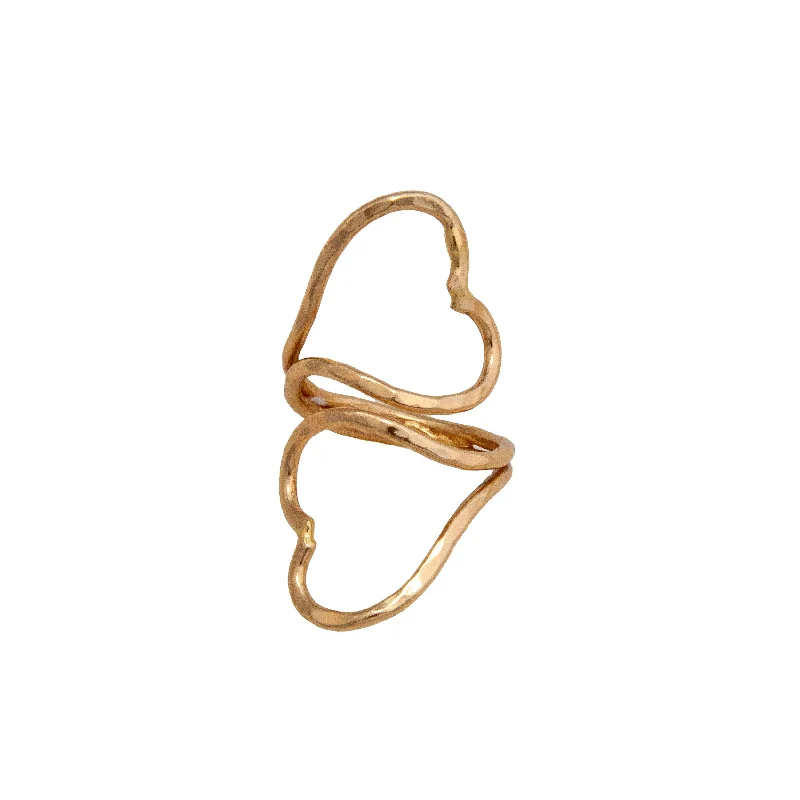 Alchemia Double Heart Ring