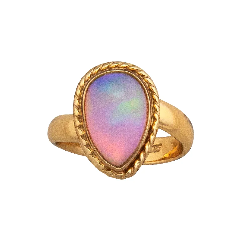 Alchemia Ethiopian Opal Adjustable Ring