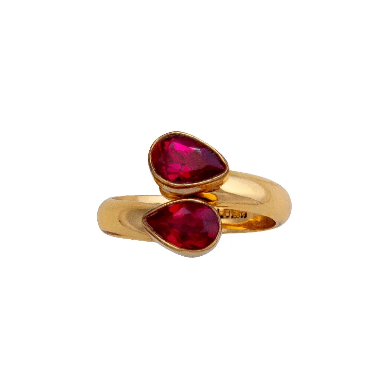 Alchemia Lab Ruby Bypass Adjustable Ring