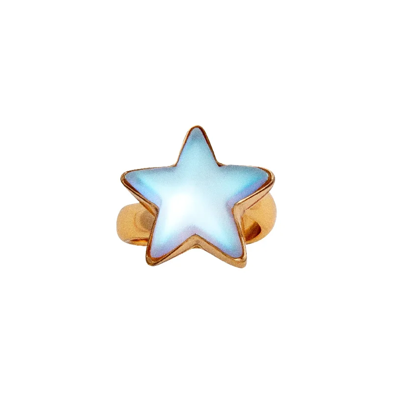 Alchemia Luminite Star Adjustable Ring