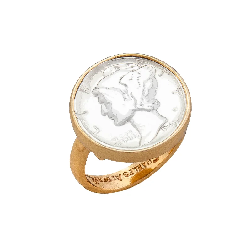 Alchemia Mercury Dime Adjustable Ring