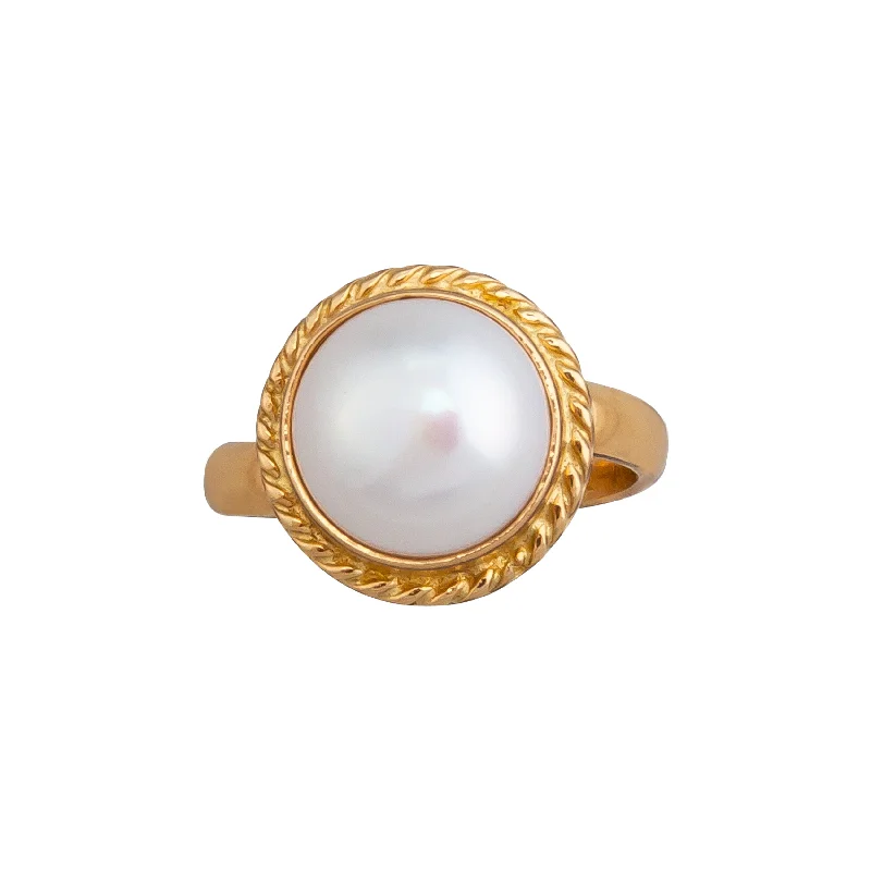 Alchemia Pearl Rope Adjustable Ring