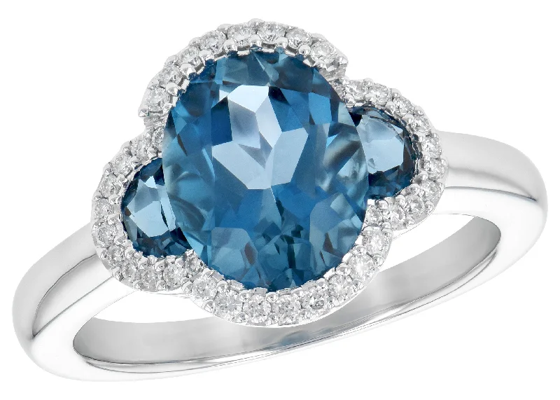 London Blue Topaz Ring