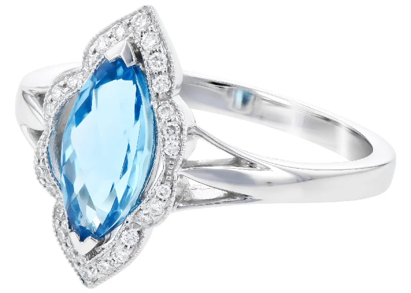 Blue Topaz Ring