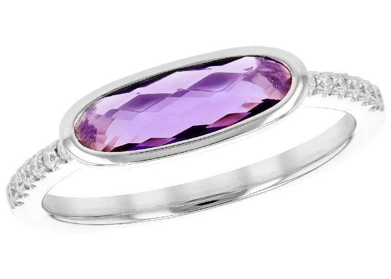 Purple Amethyst Ring