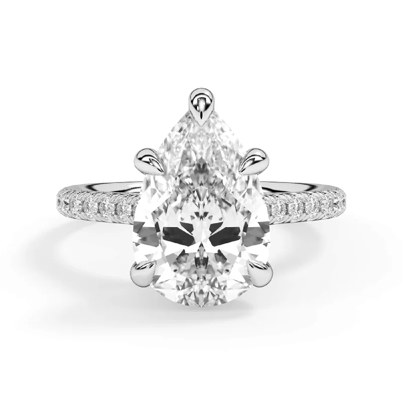 Diamond Adorned Engagement Ring Setting