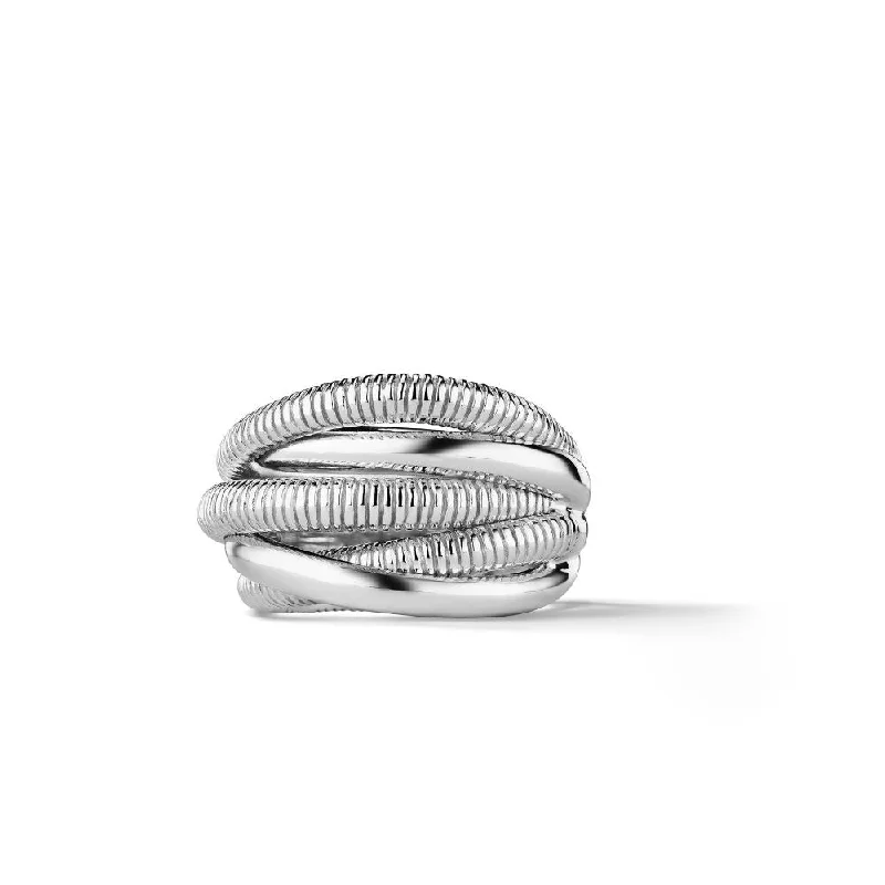 Judith Ripka Eternity 5 Band Highway Ring