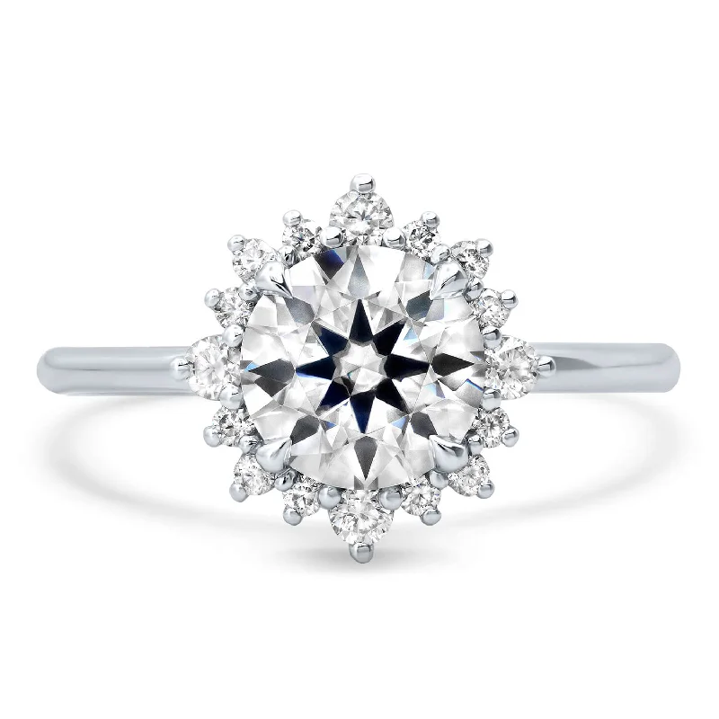 The Margaret Halo Engagement Ring