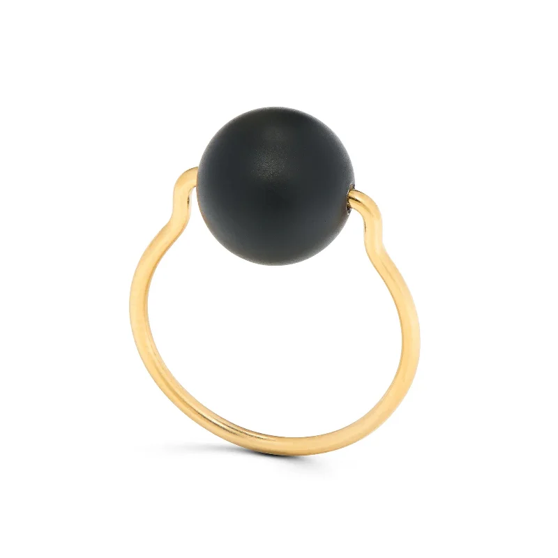 Onyx Orbit Ring