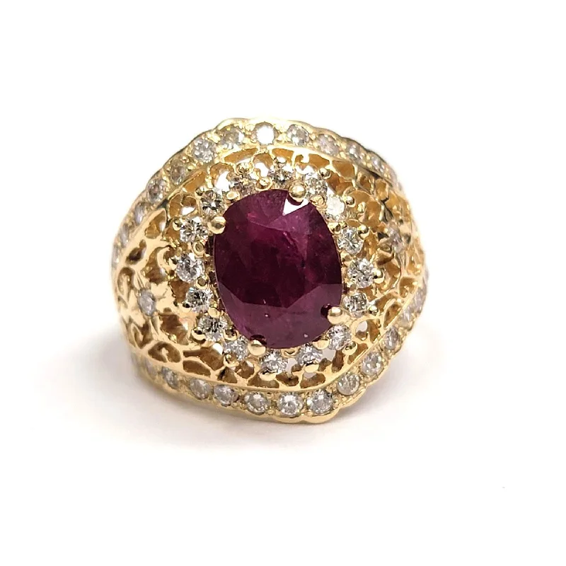 RUBY DIAMOND RING