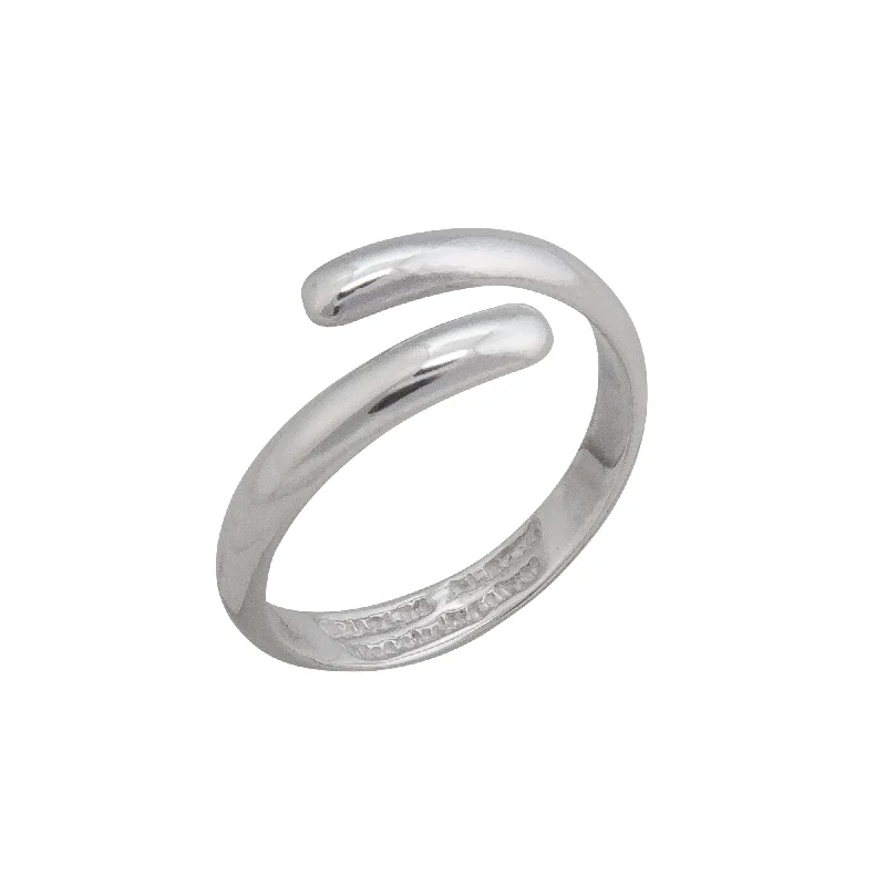 Sterling Silver Adjustable Band Ring