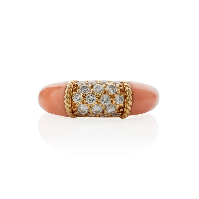 Van Cleef & Arpels Paris Angelskin Coral "Philippine" Ring