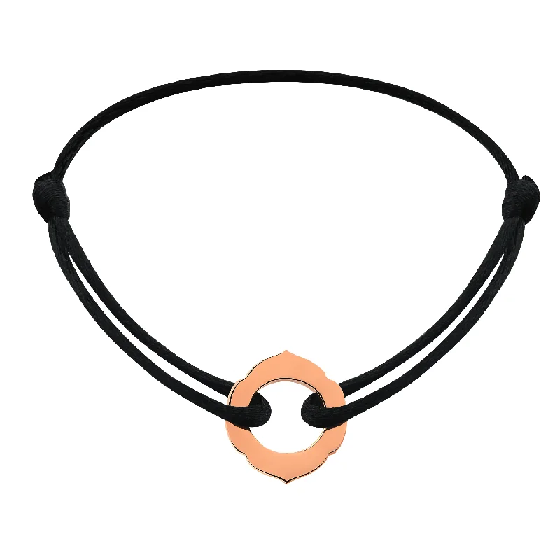 Aura - Rose Gold Cord Bracelet  (choose your colour cords)