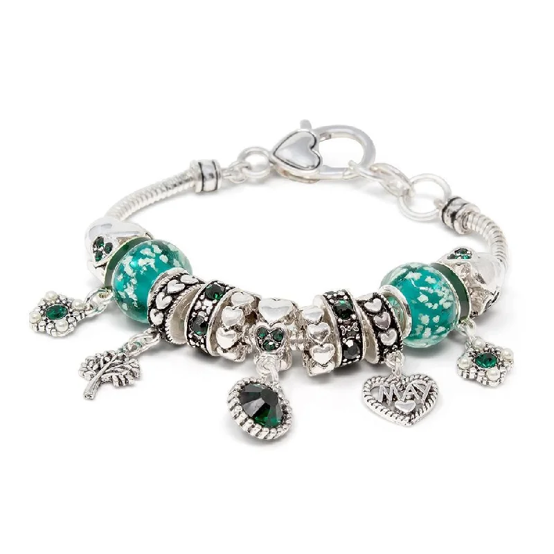 BirthStone Charm Bracelet May