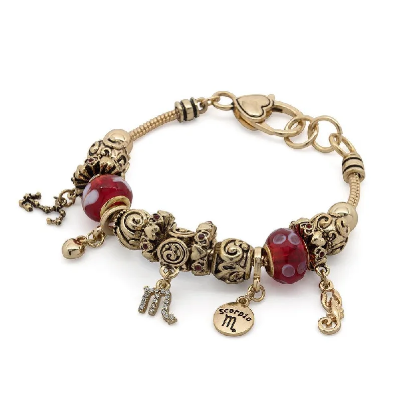 Charm Bracelet Zodiac 2 - Scorpio