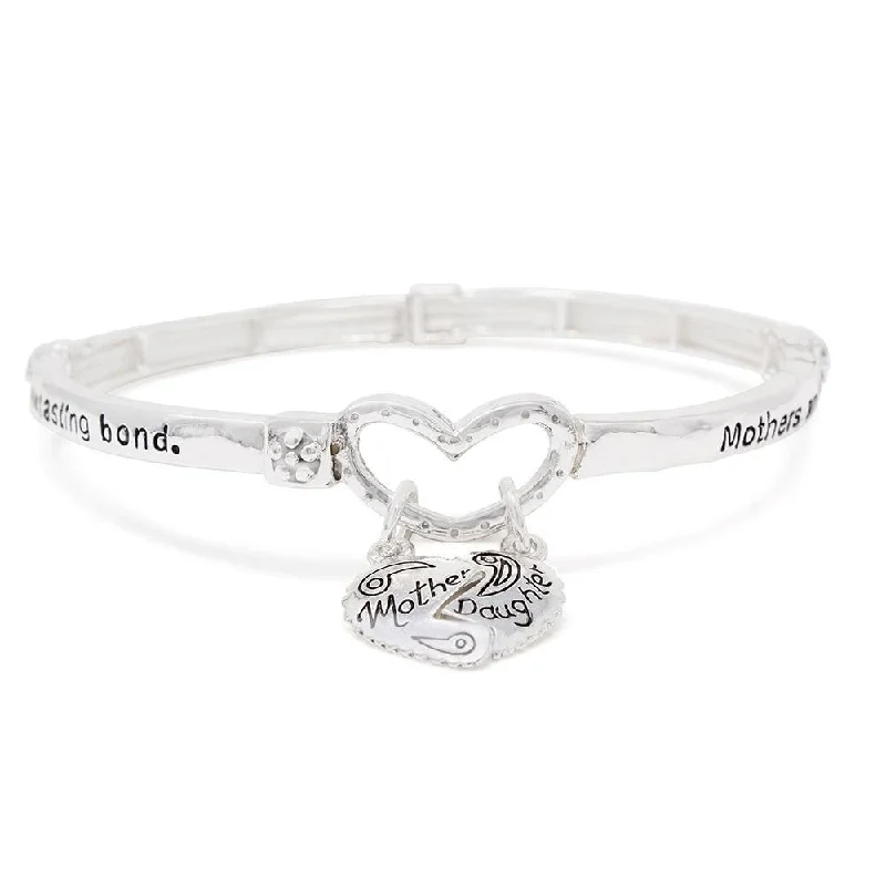 Inspirational Stretch Bracelet - Mother Daughter