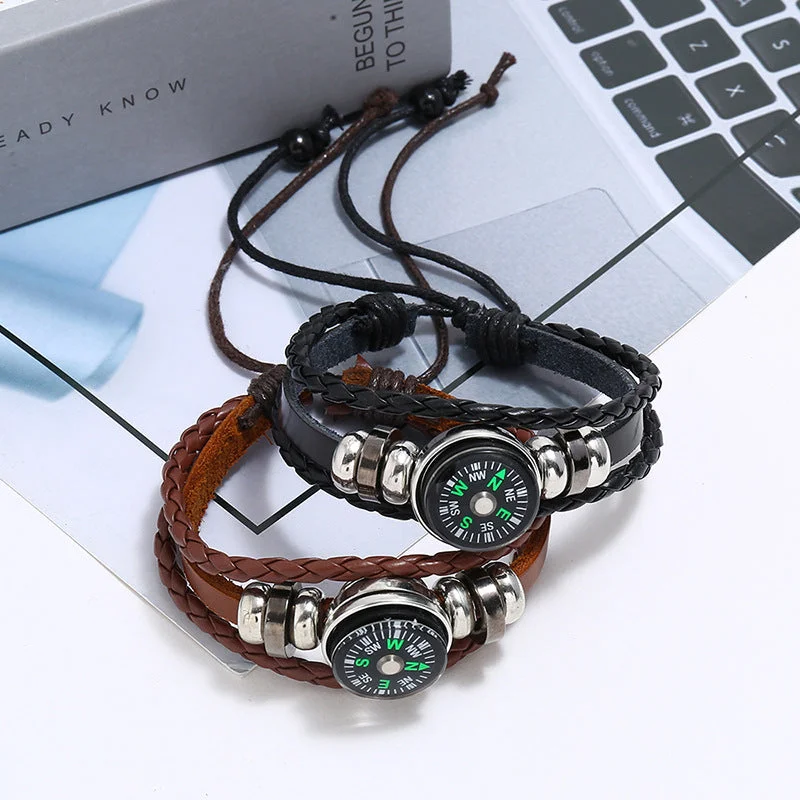 Wholesale Multilayer Beaded Leather Bracelet