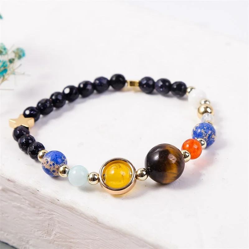 Wholesale Universe Galaxy Solar System Eight Planets Bracelet