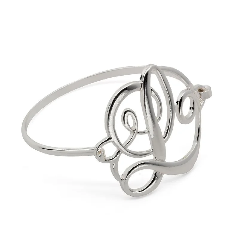 Wire Bracelet Initital L